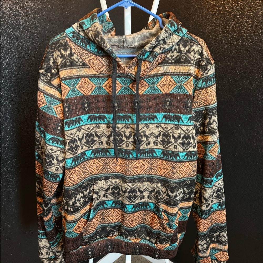 Multicolor Patterned Women's Sweater